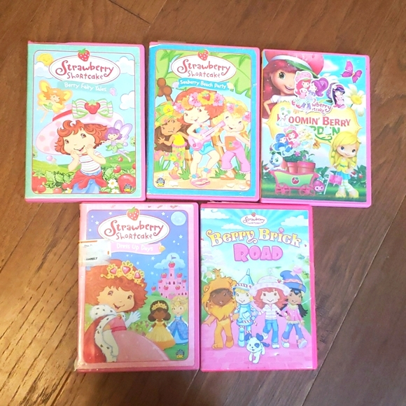 Other - 5 Strawberry Shortcake dvds